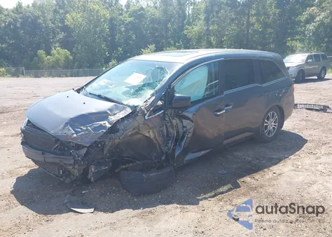 2012 Honda Odyssey Ex-L from USA, damaged, VIN 5FNRL5H68CB038974